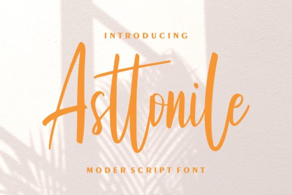 Asttonile: A Stylish Handwritten Font