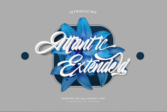 Atlantic Extended: A Script Font for Elegant Design