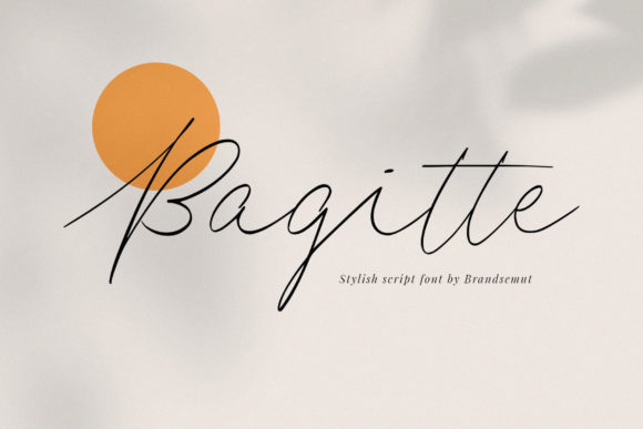Bagitte: A Feminine Handwritten Font