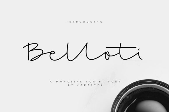 Belloti: A Graceful Script Font for Creative Projects