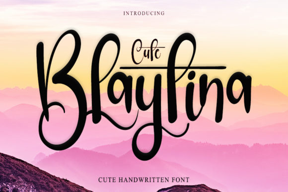 Blaytina Cute: A Charming Handwritten Font