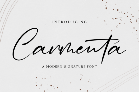 Carmenta: Elegant Script Font for Creative Projects