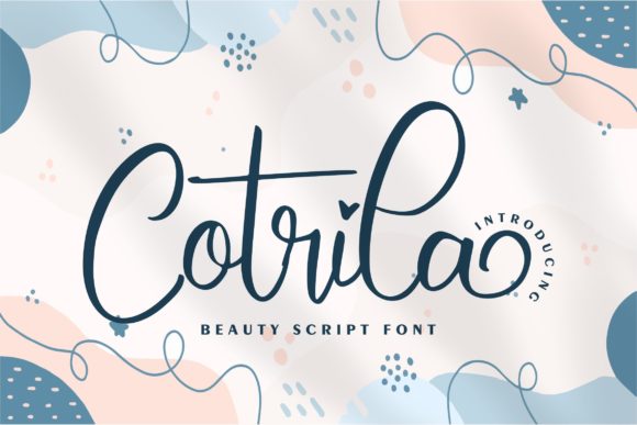 Cotrila: A Whimsical Font for Business