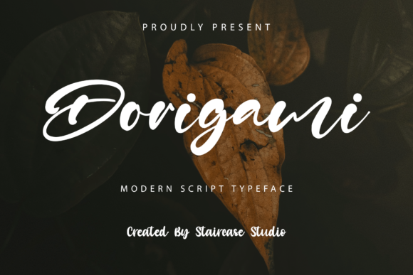Dorigami: A Modern Script Typeface