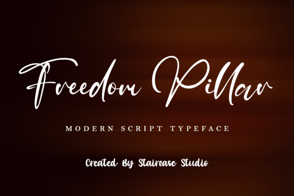 Freedom Pillar: A Modern Script Font