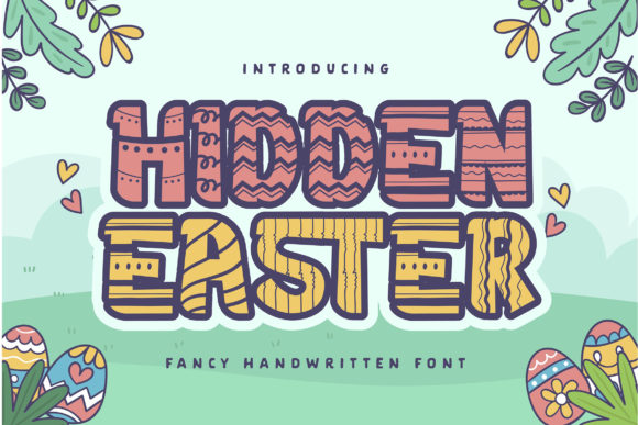 Hidden Easter Font for Creative Marketing
