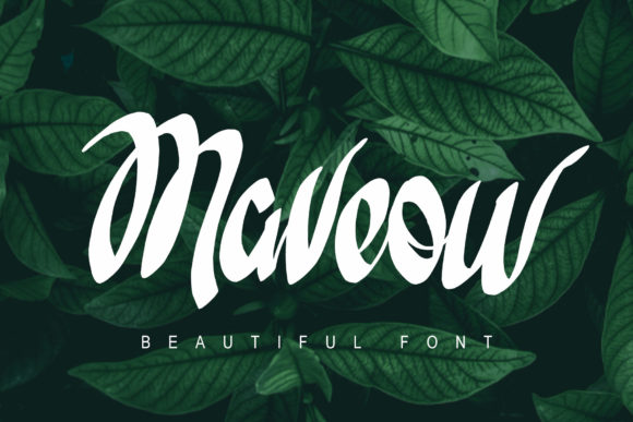 Maveow: A Handwritten Font for Polished Branding