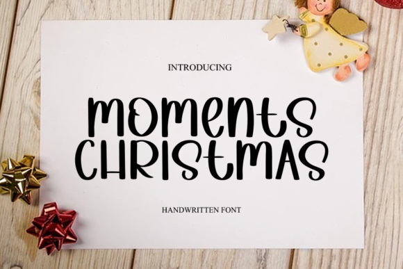 Moments Christmas Font Review