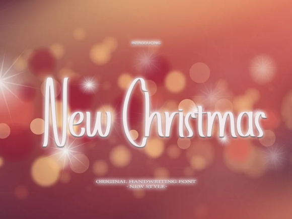 New Christmas Font for Business Branding