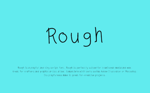 Rough: A Playful Font for Web Design
