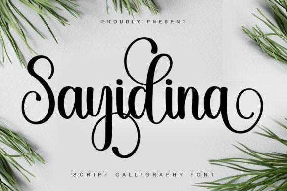 Sayidina: A Handwritten Font for Creative Makers