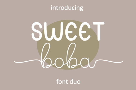 Sweet Boba: A Font That Adds Flavor to Your Brand