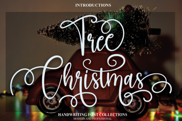 Tree Christmas Font for Business