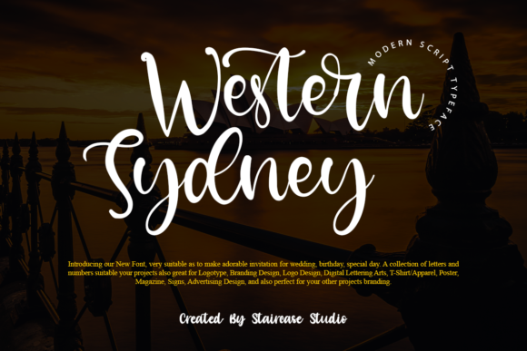 Western Sydney Font: Elegant Script Amp