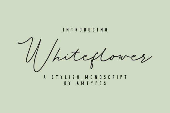 Whiteflower: A Font for Elegant Branding