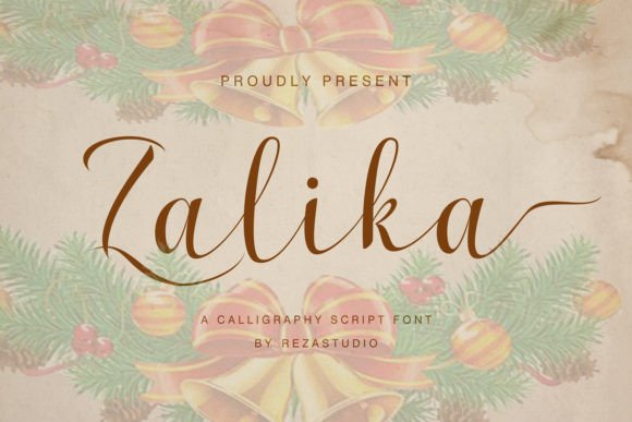Zalika: A Handwritten Font for Elegant Design